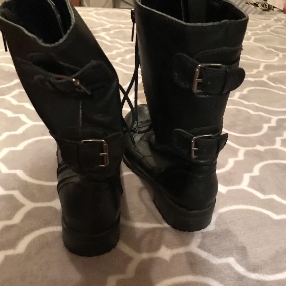 Black boots